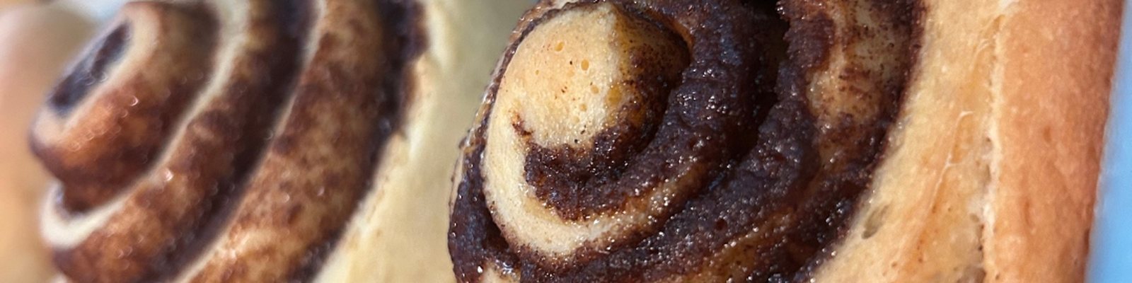 Freshly baked cinnamon rolls from Break of Day Bakery